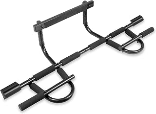 ProsourceFit Multi-Grip Lite Pull Up/Chin Up Bar, Heavy Duty Doorway Upper Body Workout Bar for Home Gyms 24”-32” (ps-1240-cu-basic), Black — %45 İndirim | Amazon TR Fırsatı