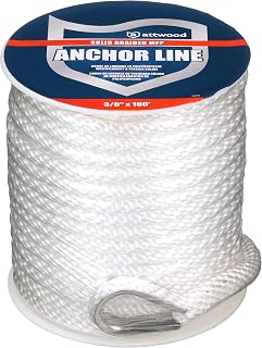 attwood -“(100-Ayaklar x 3/8 inç White,) yüksük ile Attwood 11.724-1 Katı örgü MFP çapa Hat”) — %61 İndirim | Amazon TR Fırsatı