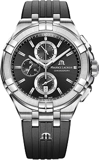 MAURICE LACROIX Aikon Chronograph 44 mm Quartz Saat ML-AI1018SS001330-2 — %20 İndirim | Amazon TR Fırsatı