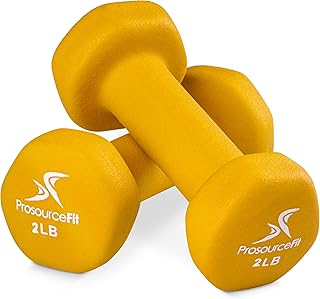 ProsourceFit Neoprene Dumbbell Coated for Non-Slip Grip, 4 lb — %44 İndirim | Amazon TR Fırsatı
