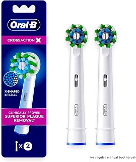 Oral-B CrossAction Elektrikli Diş Fırçası Yedek Fırça Başlıkları Dolum, 2 ct (Ambalaj değişebilir) — %53 İndirim | Amazon TR Fırsatı