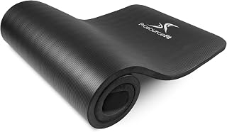 ProsourceFit Ekstra kalın yoga ve pilates matı, yüksek yoğunluklu egzersiz matı, konforlu köpüklü ve taşıma kayışlı — %26 İndirim | Amazon TR Fırsatı