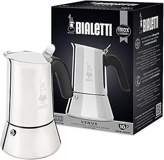 Bialetti – Venus: 10 Cups Ocak Üstü Espresso Pişirici – 460ml – Gümüş Renk – Paslanmaz Çelik Gövde – Patentli Güvenlik Valfi – Tüm Ocak Türleri İçin Uygundur (İndüksiyon Dahil) — %33 İndirim | Amazon TR Fırsatı