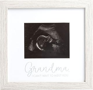 Kate & Milo Rustik Büyükanne Sonogram Resim Çerçevesi, Hamilelik Duyurusu, Ultrason Bebek Fotoğraf Çerçevesi, Cinsiyet-Nötr Bebek Hatıra Çerçevesi, Masa Üstü ve Duvar Dekoru, 4×5 Fotoğraf Ekleme, — %40 İndirim | Amazon TR Fırsatı