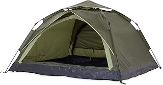 Lumaland Kamp çadırı, hafif açılır çadır, 2 – 3 kişilik, kubbe çadır, trekking ve festival Iglo çadırı, hızlı çadır, su geçirmez, 210 x 190 x 110 cm, rüzgar ve güneş koruması, 1 ve 2 girişli
