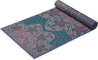 Gaiam Yoga Mat – Premium 6mm Print Reversible Extra Thick Non Slip Exercise & Fitness Mat for All Types of Yoga, Pilates & Floor Workouts (68″ x 24″ x 6mm Thick) — %39 İndirim | Amazon TR Fırsatı