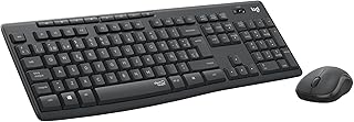 Logitech MK295 Combo kablosuz klavye ve fare: SilentTouch teknolojisi, tam sayısal klavye, kısayol düğmeleri, Nano USB alıcısı,%90 daha az gürültü – siyah — %21 İndirim | Amazon TR Fırsatı