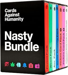 Cards Against Humanity İnsanlığa Karşı Kartlar: Nasty Bundle • 6 Temalı Paket + 10 Yeni Kart — %31 İndirim | Amazon TR Fırsatı