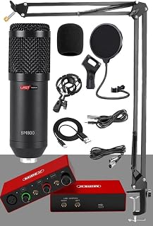 LASTVOİCE Midex Glx Paket-3 BM800 Mikrofon + Stüdyo Ses Kartı + Stand + Filtre — %39 İndirim | Amazon TR Fırsatı