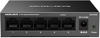 Mercusys MS105GS, 5-Port Gigabit Desktop Switch — %28 İndirim | Amazon TR Fırsatı