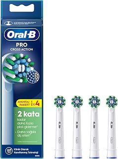 Oral-B Cross Action X-Filament Şarjlı Diş Fırçası Yedek Başlığı 4 Adet — %20 İndirim | Amazon TR Fırsatı