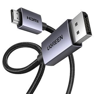 UGREEN 4K 1080P@120Hz Displayport 1.2 to HDMI 1.4 Örgülü Kablo, 3m, 35843 — %22 İndirim | Amazon TR Fırsatı