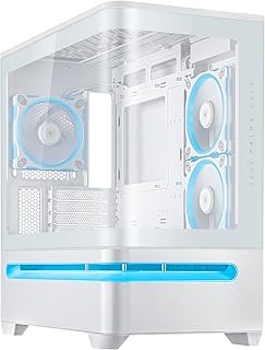 ASUS PRIME AP202 TG ARGB Beyaz mATX Bilgisayar Kasası — %21 İndirim | Amazon TR Fırsatı