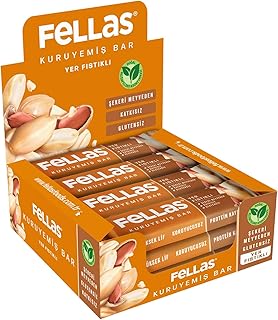 Fellas Yer Fıstıklı Kuruyemiş Bar 30 gr x 12 Adet — %21 İndirim | Amazon TR Fırsatı