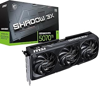 MSI VGA GEFORCE RTX 5070 TI 16G SHADOW 3X OC RTX5070TI 16GB GDRR7 256 B DX12 PCIE 5.0 X16 (3XDP 1XHDMI) — %25 İndirim | Amazon TR Fırsatı