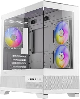 Antec Mini CX500M ARGB Beyaz Micro-ATX Mini-ITX Bilgisayar Kasası, Temperli Cam, ARGB Fanlı — %24 İndirim | Amazon TR Fırsatı