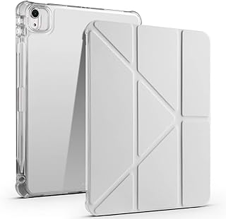 Zore Apple ile uyumlu iPad Air 11 2025 M3 Kılıf Zore Tri Folding Kalem Bölmeli Standlı Kılıf Gri — %25 İndirim | Amazon TR Fırsatı