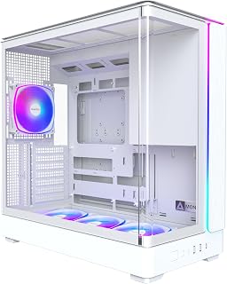 MONTECH King 45 PRO ATX PC Kasası, Kavisli Panoramik Cam, Baca Hava Akışı, 360 mm Radyatör Desteği, Yüksek Performanslı Sistemler için Kompakt Yapı, Fan Hubı ile Önceden Takılmış 4 ARGB PWM Fan, Beyaz — %25 İndirim | Amazon TR Fırsatı