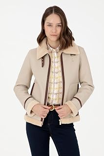 U.S. Polo Assn. Kadın Ekru Deri Mont-Kaban 50297261-VR019 — %35 İndirim | Amazon TR Fırsatı