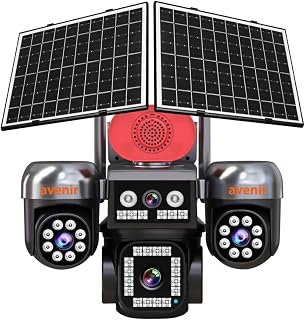 AVENIR 12MP PT Speed Dome AV-S446 4 Kameralı 4G Solar Kamera — %26 İndirim | Amazon TR Fırsatı