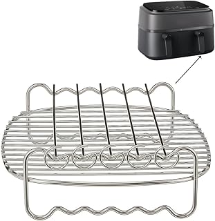 3000 Serisi Çift Hazneli Airfryer Na350/00 9 Lt Philips İle Uyumlu Yağsız Fritöz Izgara Teli Ve 5 Adet Şiş — %24 İndirim | Amazon TR Fırsatı