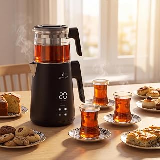 Aryıldız Tea Mode Çay Makinesi Siyah — %22 İndirim | Amazon TR Fırsatı