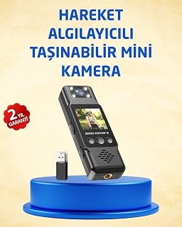 Taşınabilir Full HD Mini Kamera TFT Ekranlı — %27 İndirim | Amazon TR Fırsatı