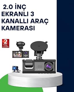 Üç Kameralı Araç Kamerası Full HD Gece Görüş G-Sensör — %25 İndirim | Amazon TR Fırsatı