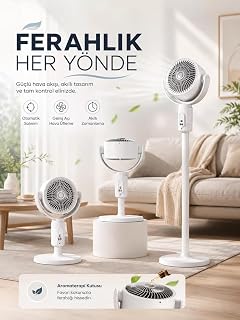5 Kademeli Hız Ayarıyla Güçlü Hava Akışlı Dikey Vantilatör — %27 İndirim | Amazon TR Fırsatı
