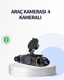 4 Kameralı Araç İçi Kamera 1080P GPS Takip WiFi Gece Görüşlü — %30 İndirim | Amazon TR Fırsatı