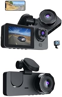 3 Kameralı 2 İnç 1080P Araç İçi Kamera Sürüş Kamerası CarPlay — %25 İndirim | Amazon TR Fırsatı