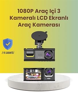 TA-01 2.0 İnç Ekranlı 3 Kanallı Araç Kamerası — %25 İndirim | Amazon TR Fırsatı