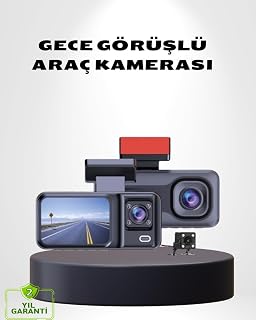 Üç Kameralı Dash Cam 170° Geniş Açılı Full HD Gece Görüşlü — %25 İndirim | Amazon TR Fırsatı