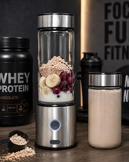 Çift Hazneli Cam Blender USB Şarjlı Smoothie ve Buz Kırıcı Blender — %30 İndirim | Amazon TR Fırsatı