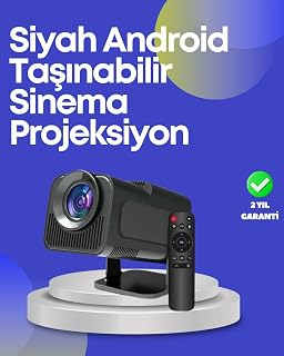 HDMI USB ve Kulaklık Girişli Çoklu Bağlantı Seçenekli Projektör — %34 İndirim | Amazon TR Fırsatı