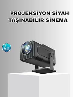 Taşınabilir Akıllı Projeksiyon HDMI USB Uyumlu Oyun Destekli Kompakt — %34 İndirim | Amazon TR Fırsatı