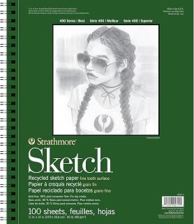 Strathmore 400 Serisi Eskiz Defteri, Geri Dönüştürülmüş Kağıt, 11×14 inç, 100 Yaprak – Çizim, İllüstrasyon, Sanat Sınıfı Öğrencileri için Sanatçı Eskiz Defteri — %31 İndirim | Amazon TR Fırsatı