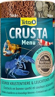 Tetra Crusta Menu – 4’ü 1 arada yem, çubuk, pelet, gofret ve granül ile, karides ve yengeçler için, çeşitli besinler için, 100 ml kutu (1’li paket) — %20 İndirim | Amazon TR Fırsatı