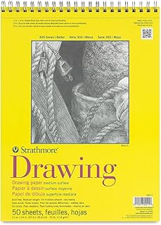Duvar resmi kağıdı Strathmore medium çizimler spiral kağıt ped 27,9 cm x 35,6 cm, 50 yaprak — %37 İndirim | Amazon TR Fırsatı