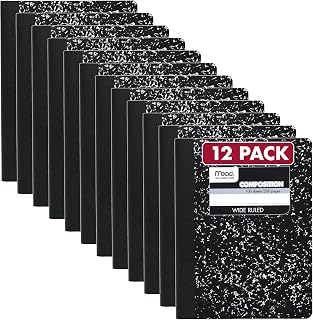 Black Marble kompozisyonu kitap, Wide Rule, 9 – 3/4 x 7 – 1/2, 100 sheets — %20 İndirim | Amazon TR Fırsatı