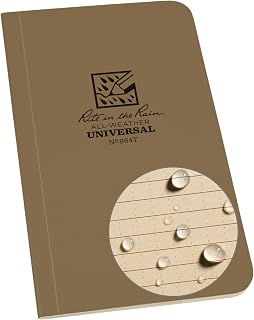 Rite in the Rain All-Weather Yumuşak Kılıf Cep Defteri, 7,62 cm x 15,24 cm, Yeşil Kapak, Evrensel Desen (No. 964) — %29 İndirim | Amazon TR Fırsatı
