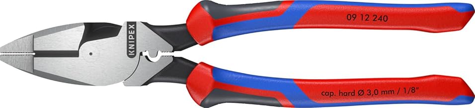 Knipex 09 12 ” 240 soyma “Lineman temizlik malzemesi Pens Amerikan model Siyah atramente işleminden geçmiş ile çoklu bileşen kılıflarının 240 mm — %38 İndirim | Amazon TR Fırsatı