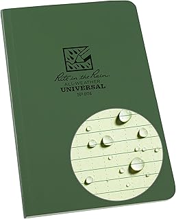 Rite in the Rain Allwetter Soft Cover Notebook, 4 5/20,3 cm X 7 1/10,2 cm, Evrensel Desen (No. 374) Yeşil — %34 İndirim | Amazon TR Fırsatı