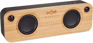 Marley House of Get Together, taşınabilir Bluetooth hoparlör kutusu, kablosuz bağlantı, mikrofon, oda doldurucu ses, 3,5 mm Aux girişi, USB bağlantı noktası, 10 saat Pil ömrü, siyah