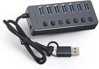 DARK Connect Master 7+1 Hızlı Şarj Adaptörlü USB Hub, USB 3.0 — %38 İndirim | Amazon TR Fırsatı