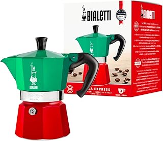 Bialetti – Moka Express Italia: 3 Cups Ocak Üstü Espresso Pişirici – 130ml – Karma Renk – Alüminyum Gövde – Patentli Güvenlik Valfi – Tüm Ocak Türleri İçin Uygundur (İndüksiyon Hariç) — %30 İndirim | Amazon TR Fırsatı