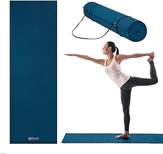 Gaiam Essentials Premium Yoga Mat with Yoga Mat Carrier Sling (72″L x 24″W x 1/4 Inch Thick) — %32 İndirim | Amazon TR Fırsatı