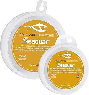 Seaguar Gold Label Tatlı ve Tuzlu Su için Misina, Berrak Sulara Uygun,%100 Fluorokarbon, Şeffaf, Farklı Boyutlar — %30 İndirim | Amazon TR Fırsatı