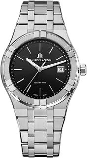 Maurice Lacroix Men’s Black Aikon Quartz Watch AI1108-SS002-330-1 — %23 İndirim | Amazon TR Fırsatı