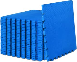ProsourceFit Exercise Puzzle Mat, 3/4-Inch Thickness, No.96 Blue — %36 İndirim | Amazon TR Fırsatı